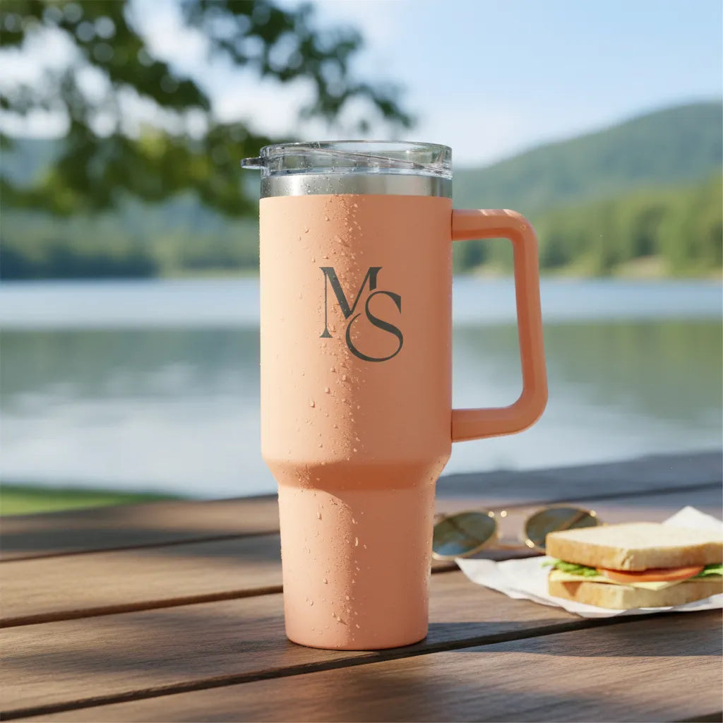 Vaso Térmico con Sorbito y Asa GRABADO PERSONALIZADO