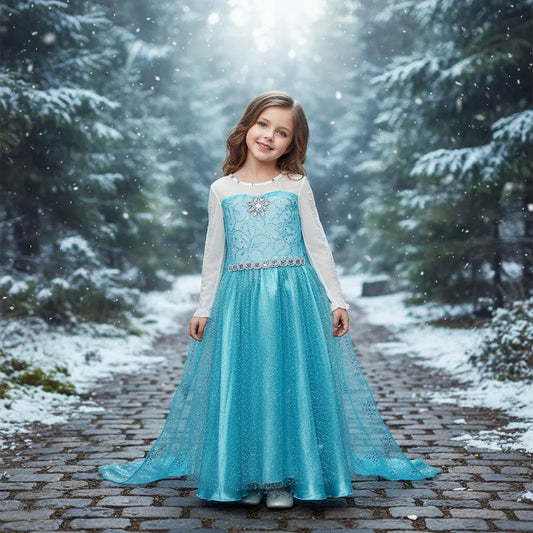 Disfraz Frozen manga Larga (ideal invierno)