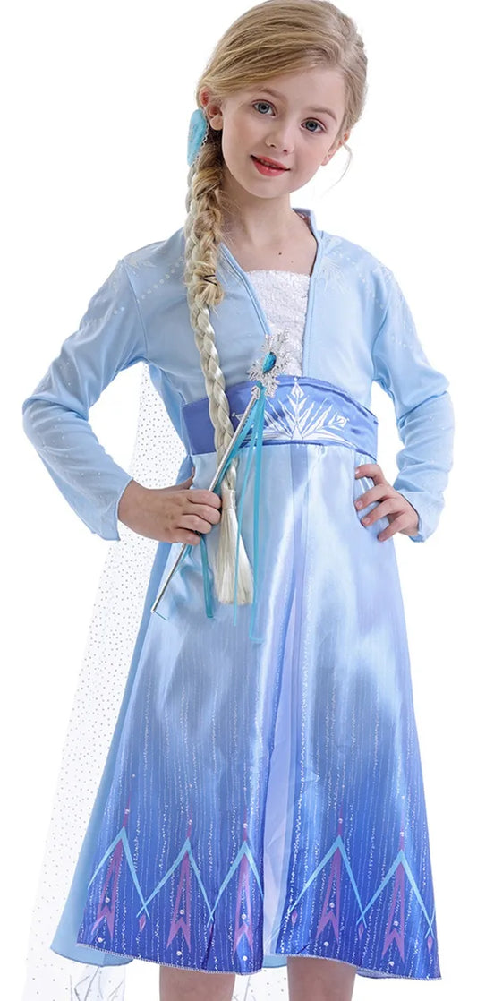 Disfraz Frozen manga Larga Princesa Celeste