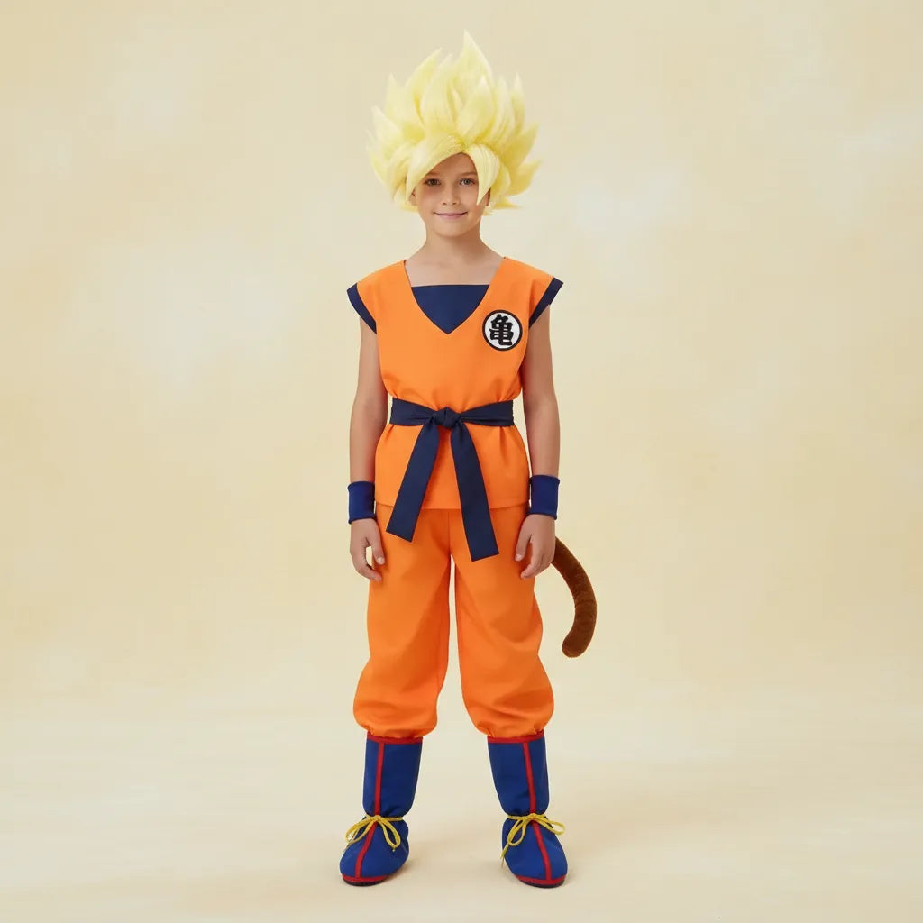 Disfraz Goku Dragon Ball con Peluca