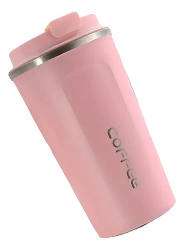 Vaso Térmico de café 500ml Acero Inoxidable Doble aislación Térmica
