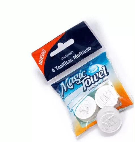 Magic Towel Toallas Compactas x 4 - Consiguelo Aqui Uy