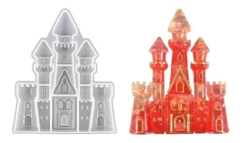 Molde de Silicona Castillo princesas 125x150mm DJ 561