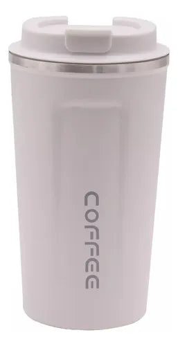 Vaso Térmico de café 500ml Acero Inoxidable Doble aislación Térmica