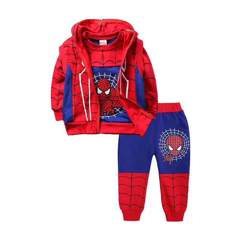 Spiderman Buzo Pantalón Chaleco 3 Piezas - Consiguelo Aqui Uy