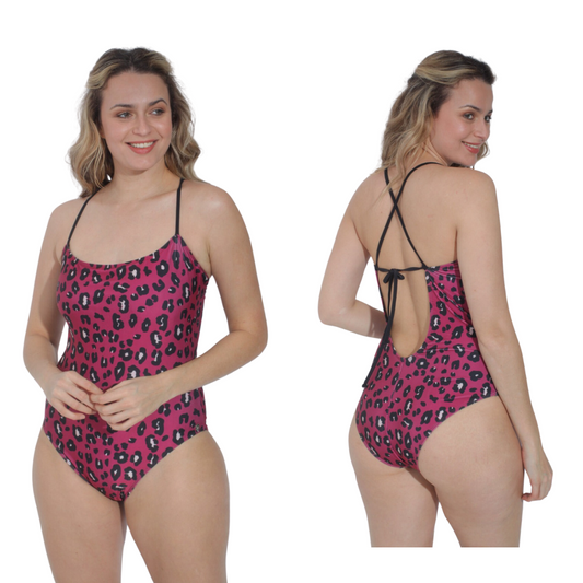 Malla Enteriza Animal Print Mujer Promesse - Consiguelo Aqui Uy