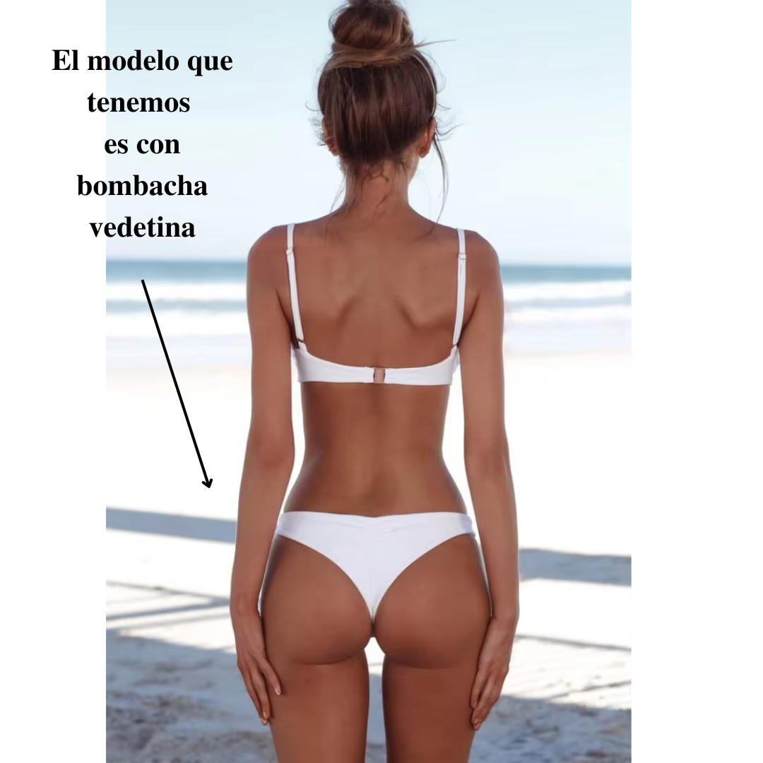 Bikini Traje de Baño Mujer Simple Comodín Todos los usos