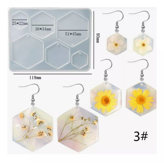 Molde Silicona para Caravanas Aros Dijes Llavero Bijou DJ 270