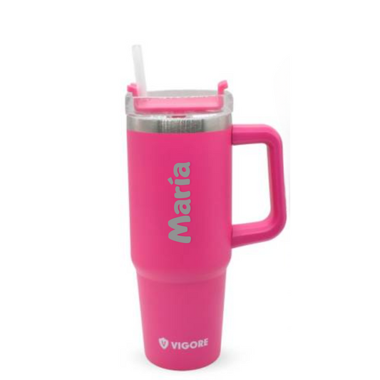 Vaso Térmico con Sorbito y Asa GRABADO PERSONALIZADO