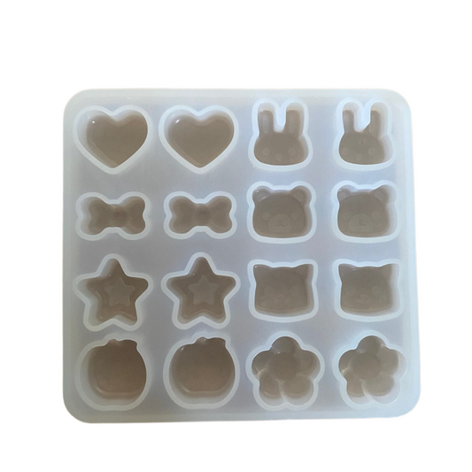 Molde Silicona Velas, Jabones, Resina Formas Varias dj 181 9x9,5cm