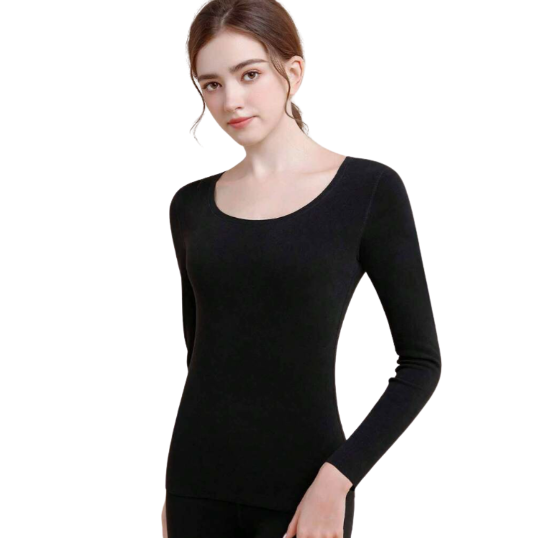 Camiseta Remera Térmica Set Ropa Interior afelpado Mujer hasta 4XL