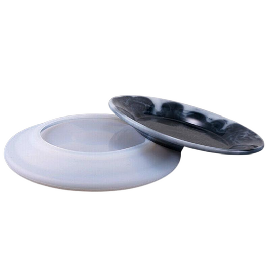 Molde de Silicona Plato Postre 130mm Resina Artesanias Hogar DJ 761