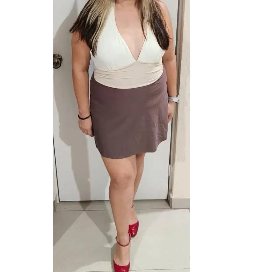 Malla Enteriza Traje de Baño Talle Grande tipo Vestido hasta 2XL