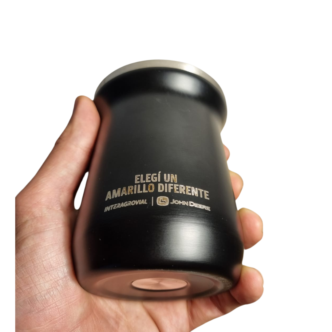 Mate de Acero Inoxidable Personalizado Grabado
