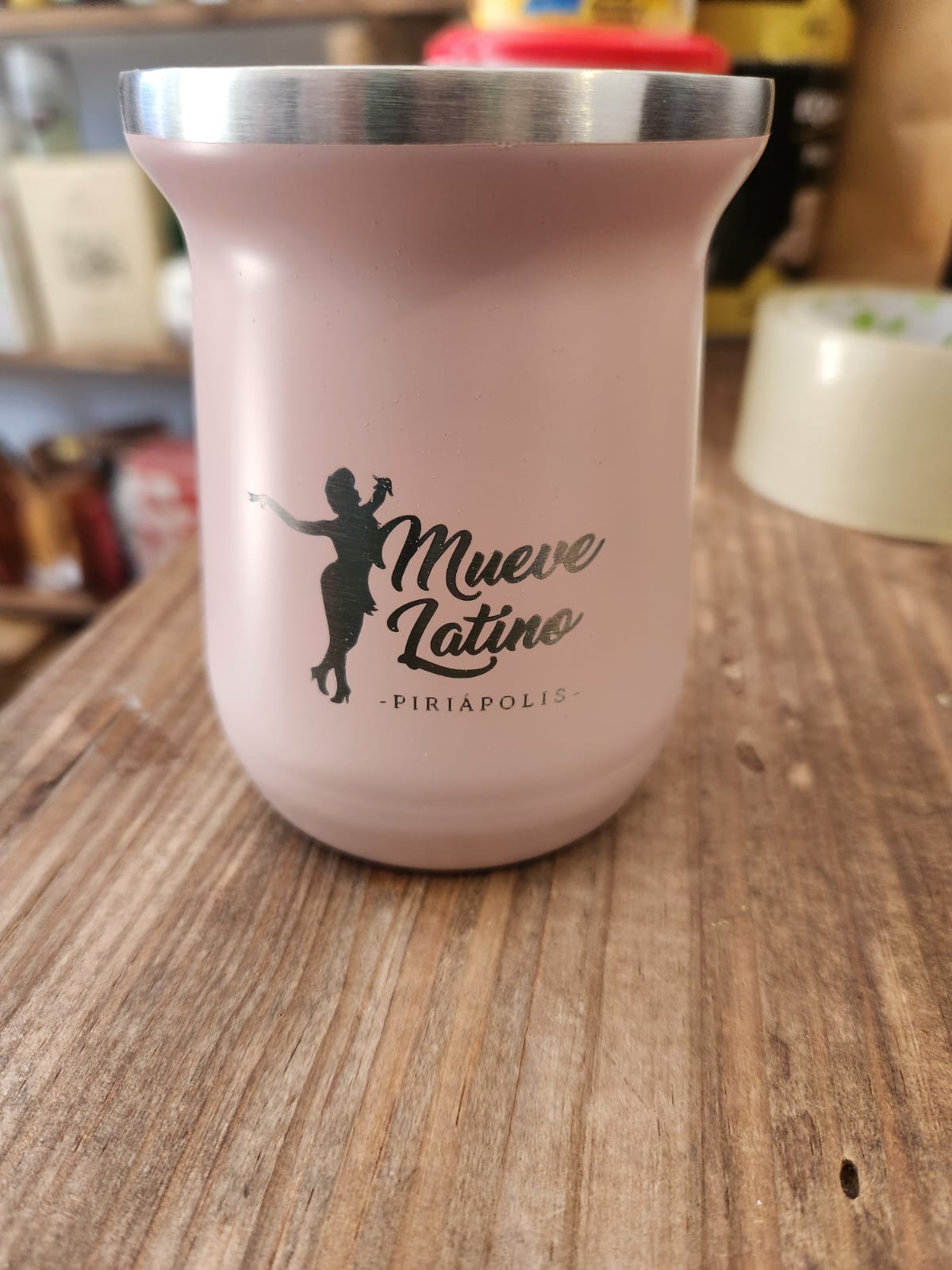 Mate de Acero Inoxidable Personalizado Grabado