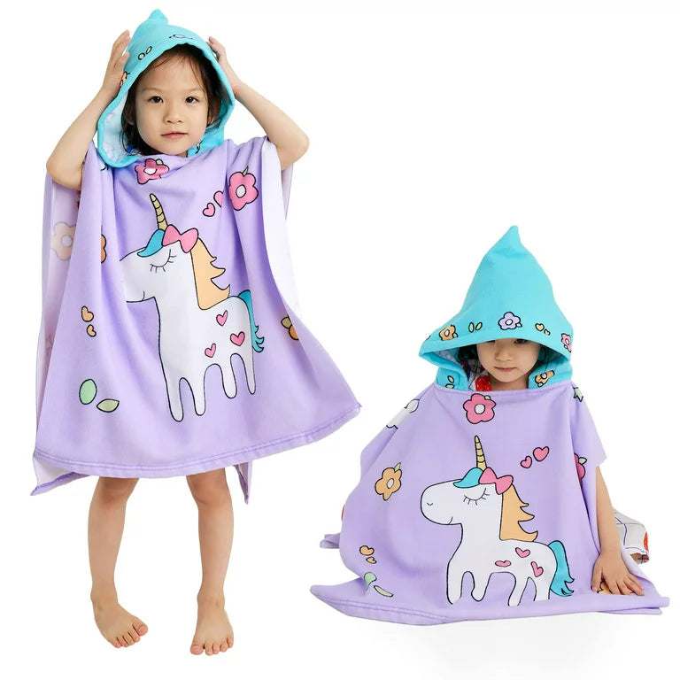 Poncho toallón infantil Secado Rapido - Consiguelo Aqui Uy