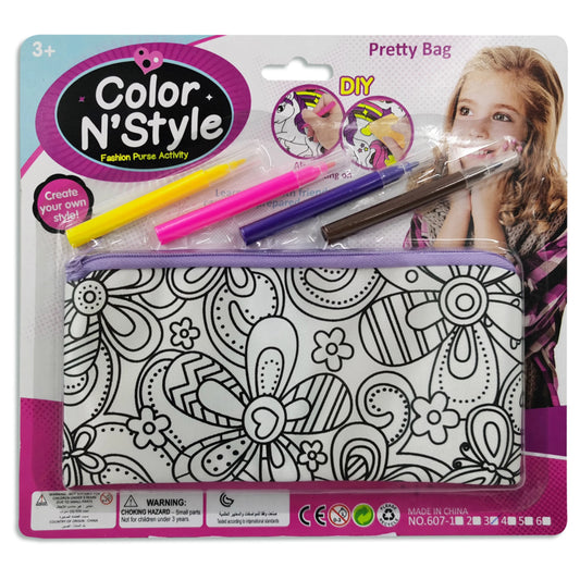 Cartuchera Para Colorear, incluye fibrones. - Consiguelo Aqui Uy