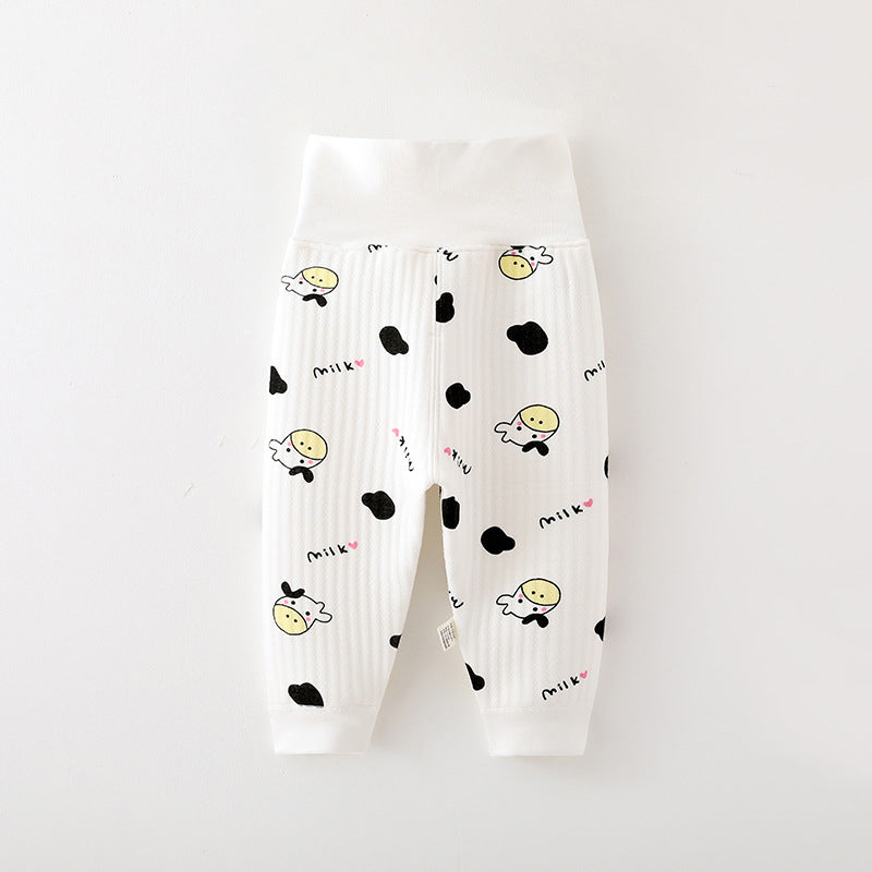 Pantalones de Algodón de bebe con Puño y Cintura de elástico