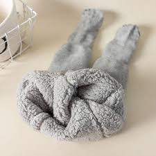 Medias térmicas con peluche para niñas lisas térmicas