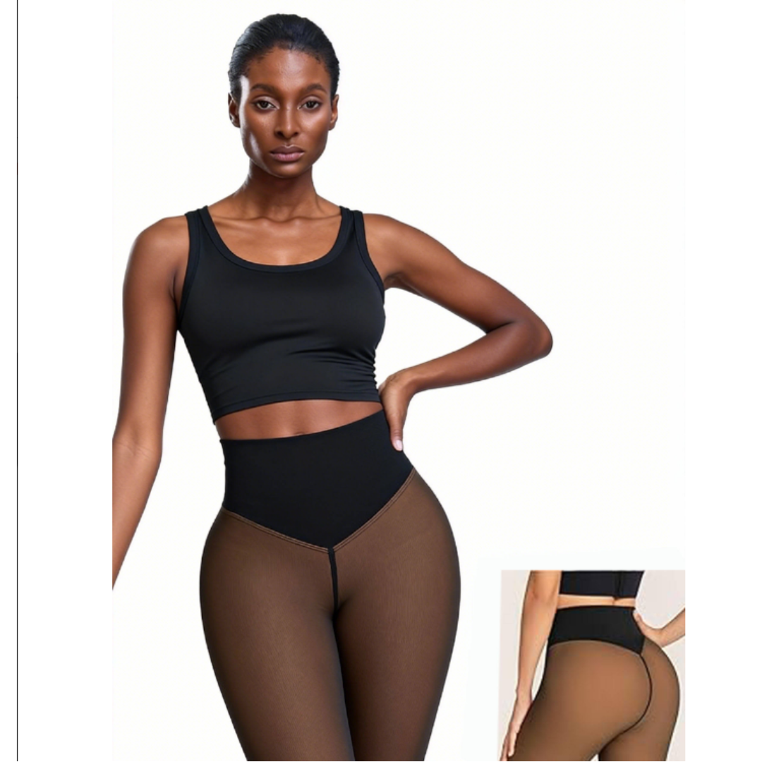 Medias Térmicas Tipo Transparentes 200grs Faja Reductora hasta 2XL