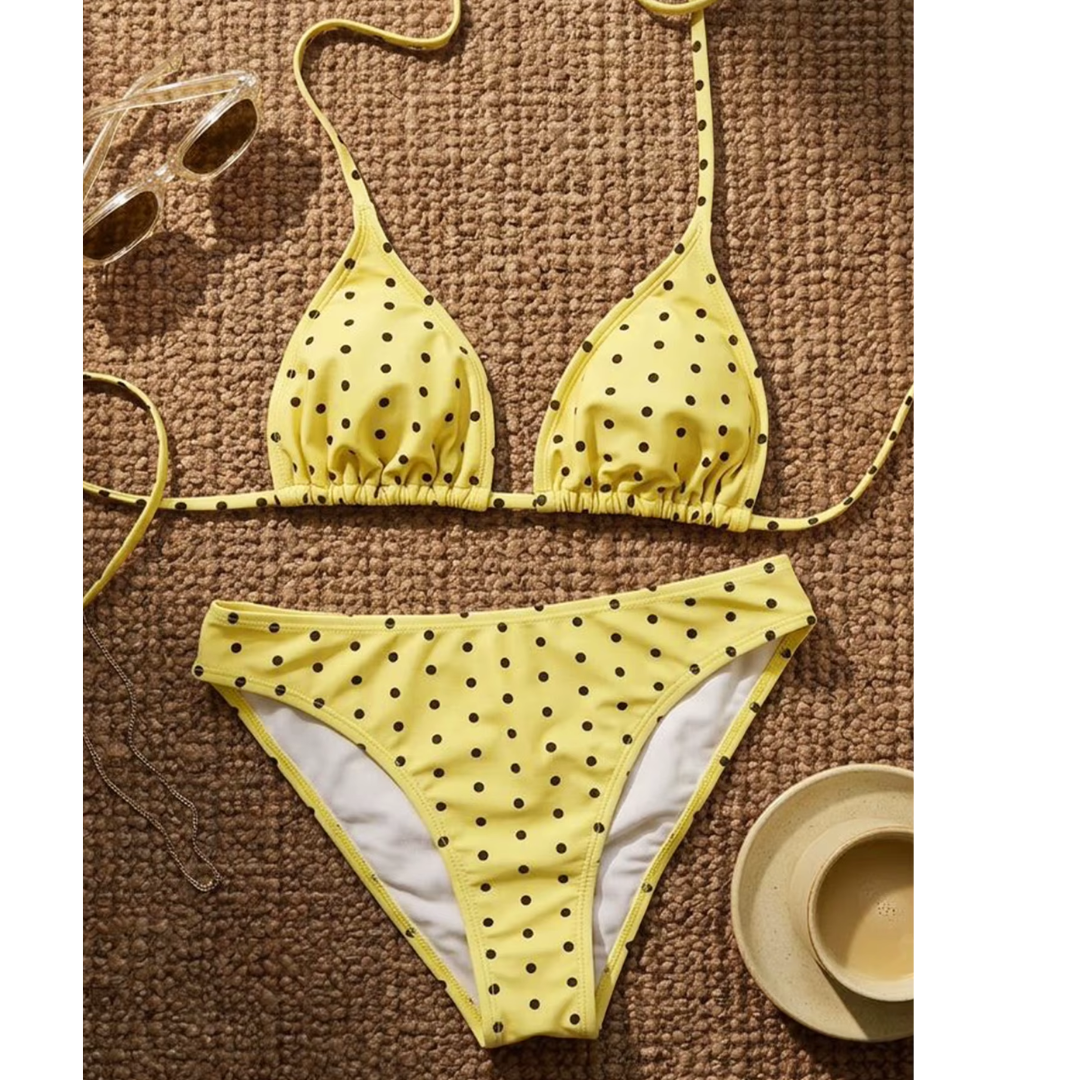 Bikini Lunares Culotte Triangulo