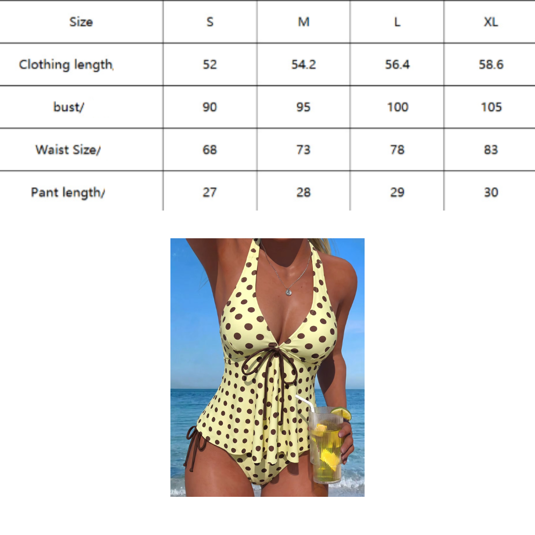 Traje de Baño Tankini remera y bombacha