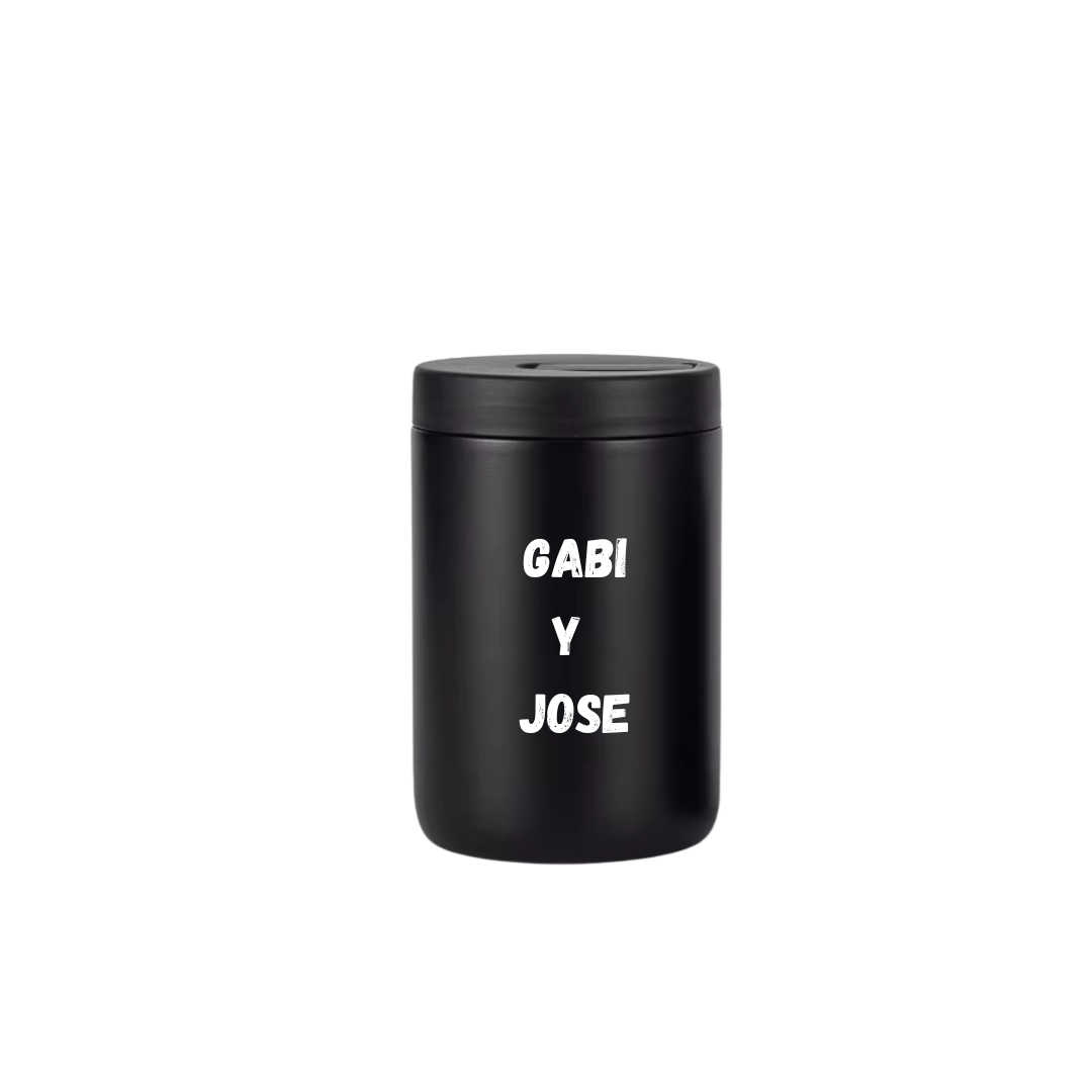 Yerbera 15cm Grabada Personalizada Nombre o Logo