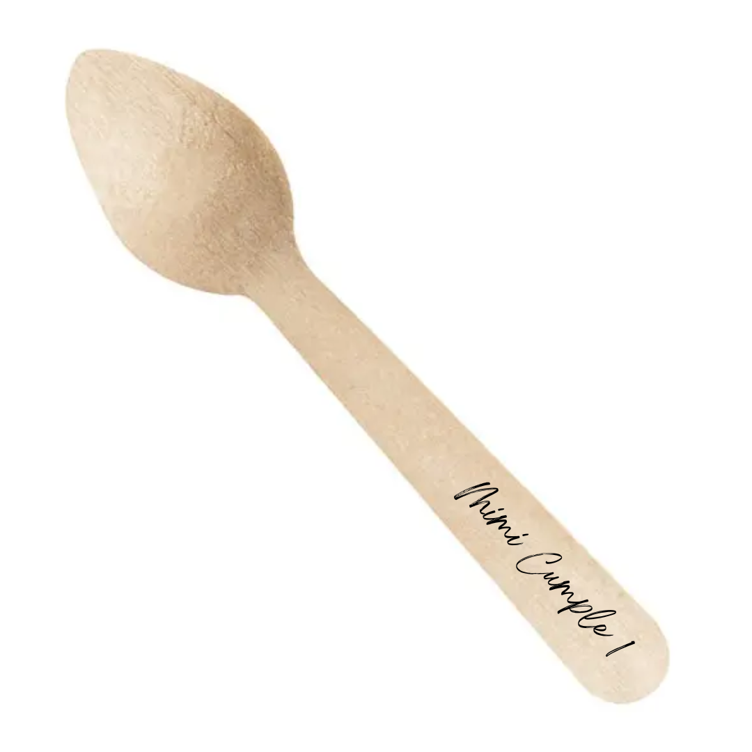 Cuchara Descartable Personalizada 11cm