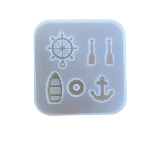 Molde Silicona dijes Motivos marinos DJ 925