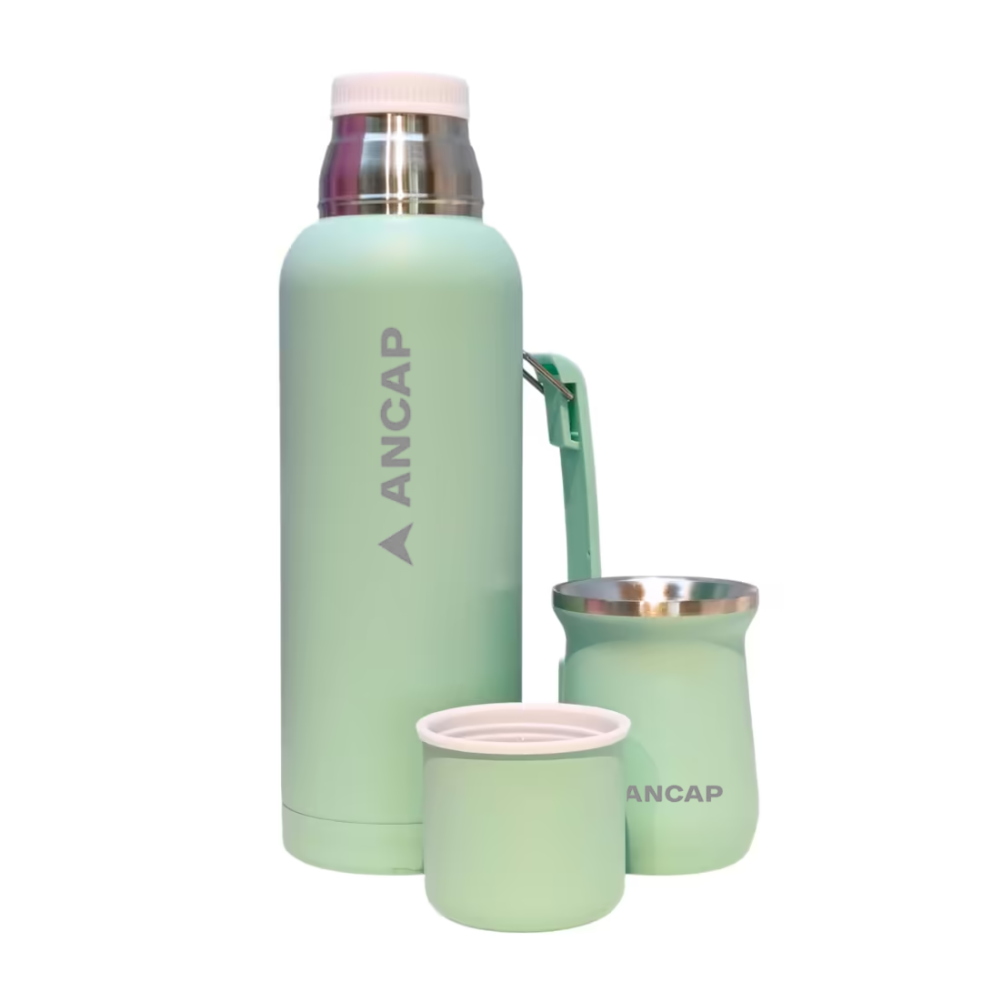 Termo + Mate Grabados a Juego Personalzado Nombre o Logo