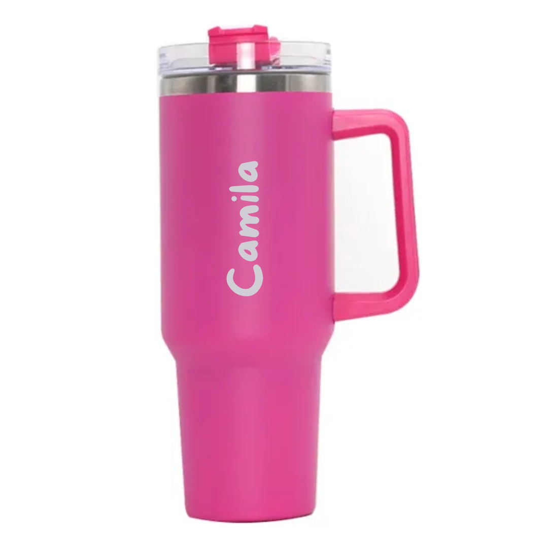 Vaso Térmico con Sorbito y Asa GRABADO PERSONALIZADO