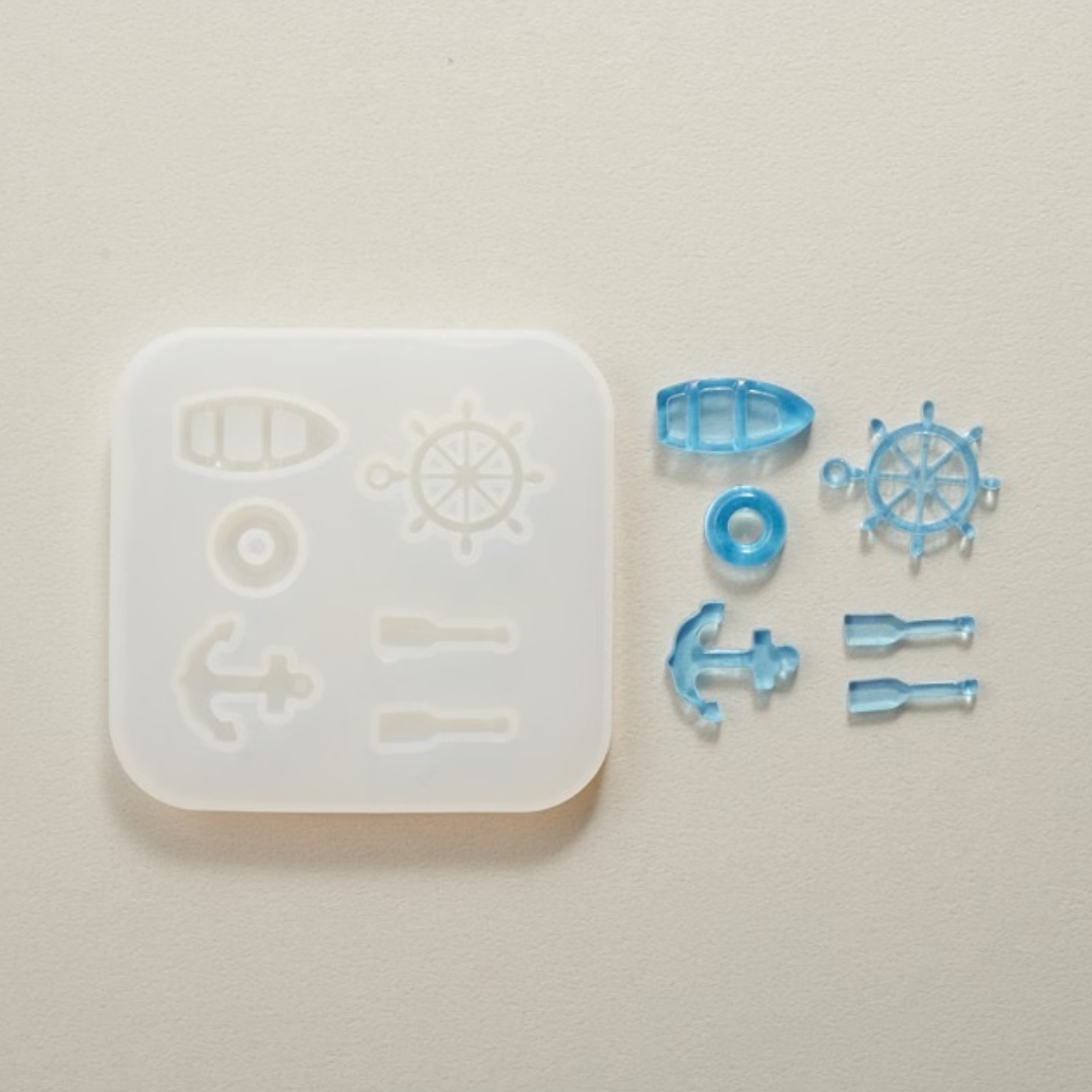 Molde Silicona dijes Motivos marinos DJ 925