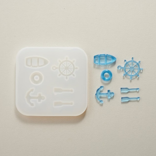 Molde Silicona dijes Motivos marinos DJ 925