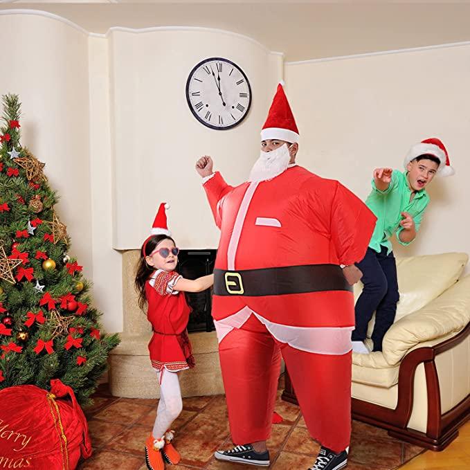 Disfraz Papa Noel Inflable - Consiguelo Aqui Uy