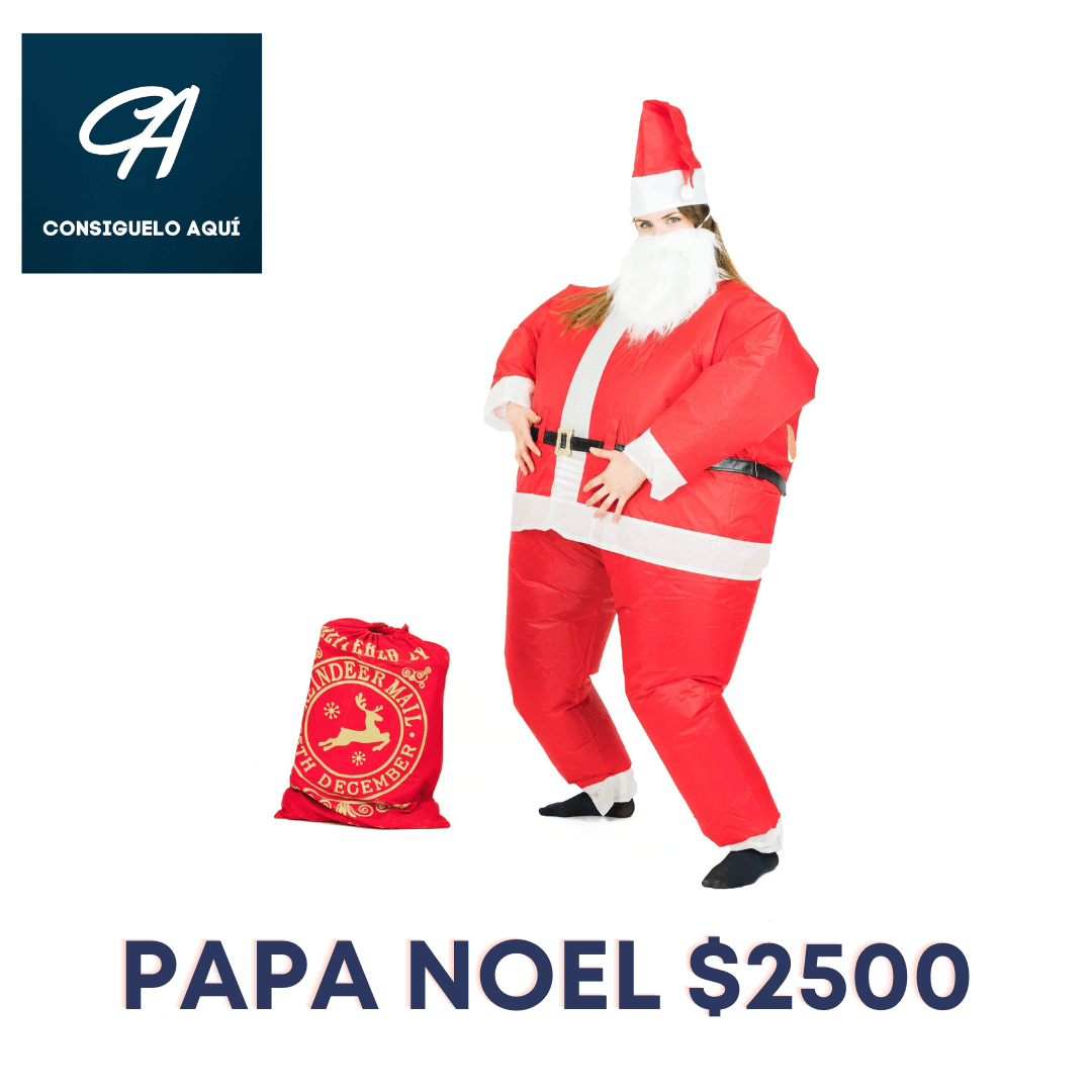 Disfraz Papa Noel Inflable - Consiguelo Aqui Uy